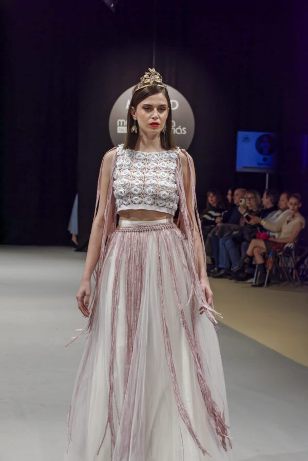 vestido de novia crochet MODA MUJER MERCEDES OLIVER