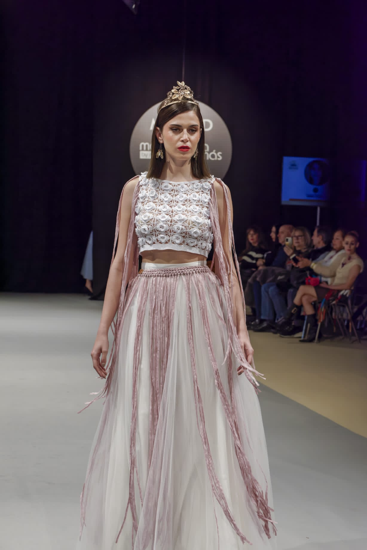vestido de novia crochet MODA MUJER MERCEDES OLIVER
