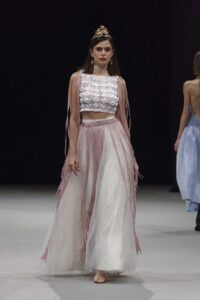 vestido de novia crochet MODA MUJER MERCEDES OLIVER